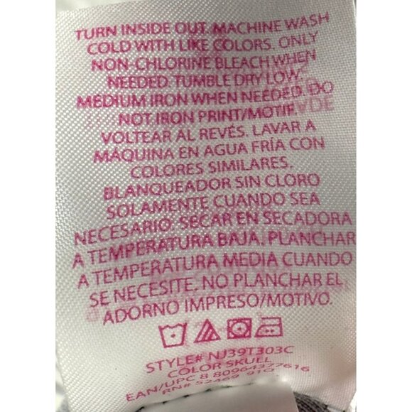 No Boundaries Black Nobo Skull And Rose Dress Womens Small - Picture 8 of 8